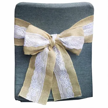 100pcs Burlap Lace Chair Sashes Bow Cover Natural Hessian Jute Linen Tie Bowknot bow Ribbon diy For Rustic Weddings Party Decor
100pcs Burlap Lace Chair Sashes Bow Cover Natural Hessian Jute Linen Tie Bowknot bow Ribbon diy For Rustic Weddings Party Decor