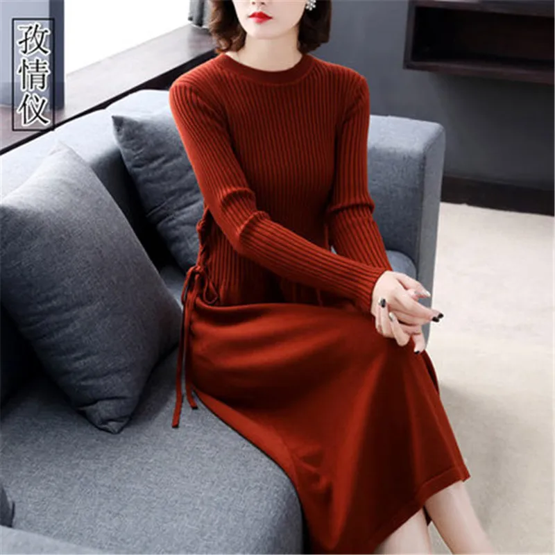 2019 New Fashion Autumn Winter O-Neck Long Knitted Sweater Dress Women Loose Bodycon Plus Size Dress Pullover Female X126
2019 New Fashion Autumn Winter O-Neck Long Knitted Sweater Dress Women Loose Bodycon Plus Size Dress Pullover Female X126