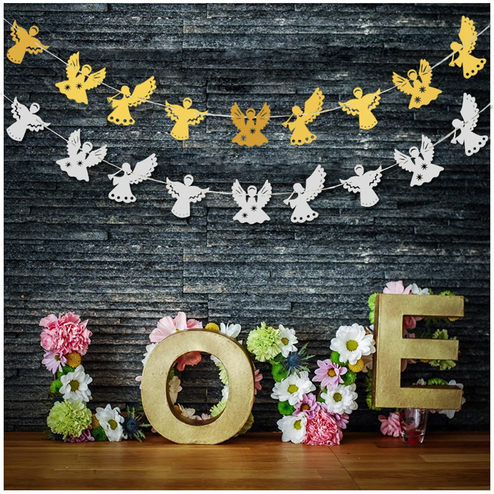 9pcs. DIY Lovely Paper Angel Garland For Wedding Decor Banner Decoration Christmas Tree Decoration Wall Hanging Ornament
9pcs. DIY Lovely Paper Angel Garland For Wedding Decor Banner Decoration Christmas Tree Decoration Wall Hanging Ornament