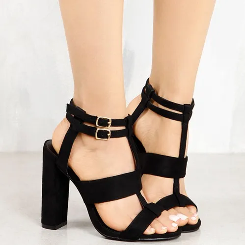 Europe and the United States super high-heeled women's shoes hollow fish mouth thick with ankle buckle with sandals
Europe and the United States super high-heeled women's shoes hollow fish mouth thick with ankle buckle with sandals