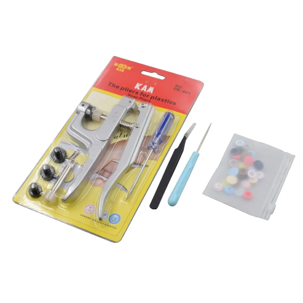 Plastic Snap Pliers 1PC KAM Best Snap Fastener Pliers Snap Press Tool Sewing For Button Snap Clamp T3 T5 T8 + Punch Tweezer
Plastic Snap Pliers 1PC KAM Best Snap Fastener Pliers Snap Press Tool Sewing For Button Snap Clamp T3 T5 T8 + Punch Tweezer