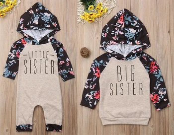 Autumn Baby Girl Sister Matching Clothes Hooded Top Kids Long Sleeve Jumpsuit Gray Winter Romper Outfit Set Toddler Girls Clthes
Autumn Baby Girl Sister Matching Clothes Hooded Top Kids Long Sleeve Jumpsuit Gray Winter Romper Outfit Set Toddler Girls Clthes