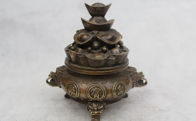 wholesale factory 9"Chinese Folk Pure Bronze excellent Lucky Money drawing cornucopia
wholesale factory 9"Chinese Folk Pure Bronze excellent Lucky Money drawing cornucopia