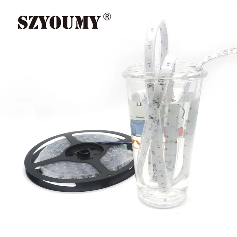 SZYOUMY IP68 Waterproof 2835 LED Strip 12V 60LED/M Use Underwater for Swimming Pool,Fish Tank,Bathroom,Outdoors LED Tape
SZYOUMY IP68 Waterproof 2835 LED Strip 12V 60LED/M Use Underwater for Swimming Pool,Fish Tank,Bathroom,Outdoors LED Tape