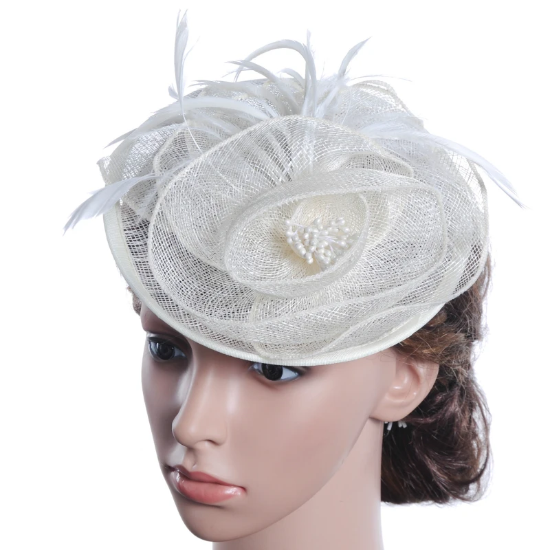 HT1792 Vintage Flower Fedora Women Elegant Fedora Hat with Feather Female Solid Church Hat Bridal Wedding Fascinator Pillbox Hat
HT1792 Vintage Flower Fedora Women Elegant Fedora Hat with Feather Female Solid Church Hat Bridal Wedding Fascinator Pillbox Hat