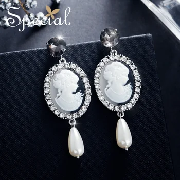 The SPECIAL Brand sterling 925 silver needle vintage earrings clip on earrings for women 2019 new collction S2015E
The SPECIAL Brand sterling 925 silver needle vintage earrings clip on earrings for women 2019 new collction S2015E