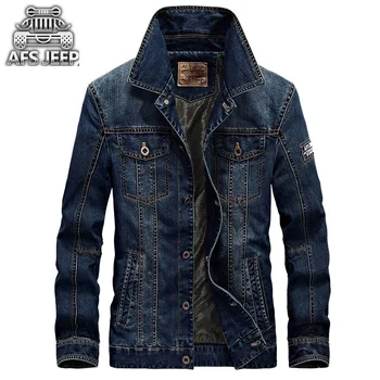 Afs Winter Men's Denim Suit Jacket Men Military Jeans Jacket Male Blazer Jackets Brand clothing Plus size M-4XL
Afs Winter Men's Denim Suit Jacket Men Military Jeans Jacket Male Blazer Jackets Brand clothing Plus size M-4XL
