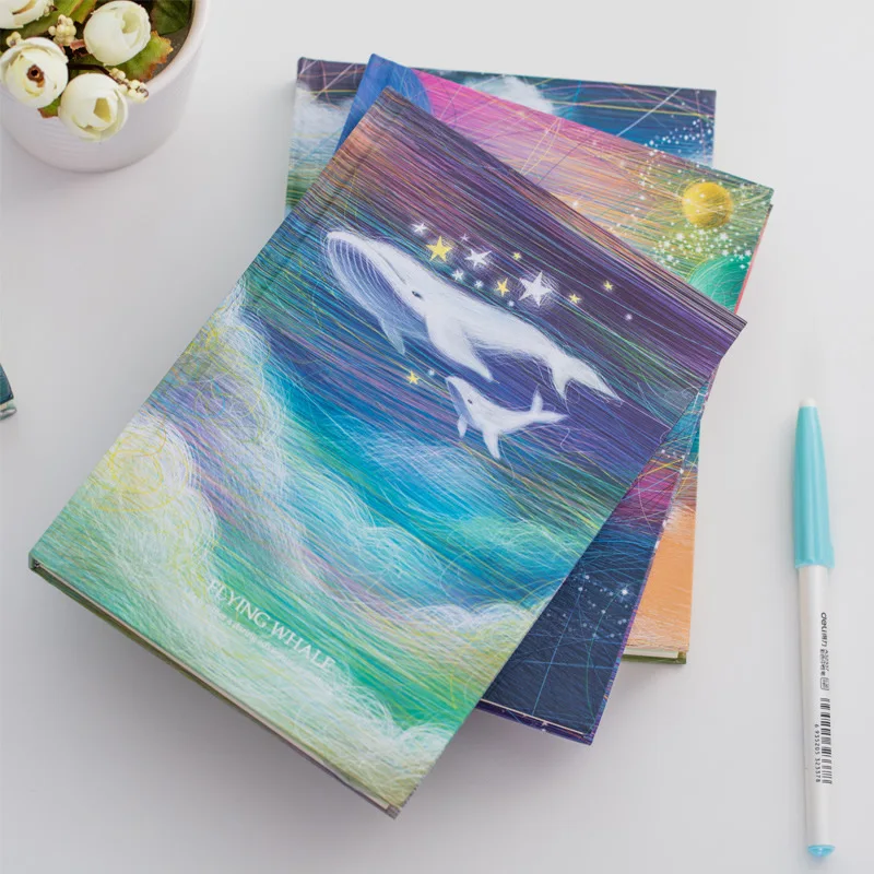 "Flying Whale" Hard Cover Diary Beautiful Notebook Lined Dotted Blank Papers Journal Memo Notepad Stationery Gift
"Flying Whale" Hard Cover Diary Beautiful Notebook Lined Dotted Blank Papers Journal Memo Notepad Stationery Gift