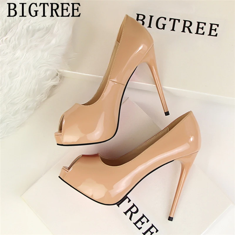 extreme high heels peep toe bigtree shoes sexy sandals high heels platform wedding shoes white stiletto pumps women shoes talon
extreme high heels peep toe bigtree shoes sexy sandals high heels platform wedding shoes white stiletto pumps women shoes talon