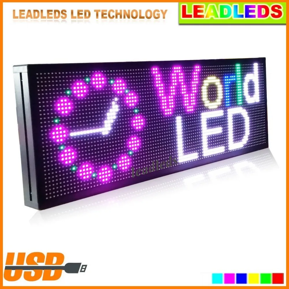 39 X 14inches P10 SMD RGB Full Color Led Display Board,USB programmable and scrolling message Led sign
39 X 14inches P10 SMD RGB Full Color Led Display Board,USB programmable and scrolling message Led sign