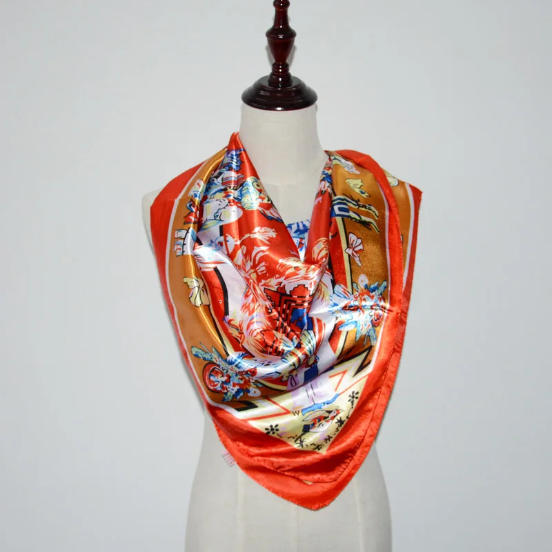 Women scarf Fashion Autumn Summer bandana sarong Square faux Silk Scarves Soft Muslim HIjab Headband Cheap Shawl 90X90 CM Woman
Women scarf Fashion Autumn Summer bandana sarong Square faux Silk Scarves Soft Muslim HIjab Headband Cheap Shawl 90X90 CM Woman