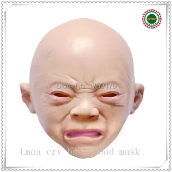 Fast free shipping New Style Halloween Cry Baby Mask, Full Head Mask, Latex Baby Mask factory
Fast free shipping New Style Halloween Cry Baby Mask, Full Head Mask, Latex Baby Mask factory