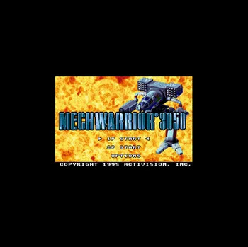 Mechwarrior 3050 NTSC Version 16 Bit 46 Pin Big Gray Game Card For USA Game Players
Mechwarrior 3050 NTSC Version 16 Bit 46 Pin Big Gray Game Card For USA Game Players