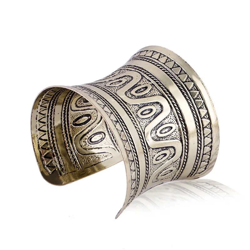 Retro Carved Cut Bangle Personality Exaggerated Concave Hand Bracelet Antique Egyptian Cultural Symbols Jewelry Drop Shipping
Retro Carved Cut Bangle Personality Exaggerated Concave Hand Bracelet Antique Egyptian Cultural Symbols Jewelry Drop Shipping