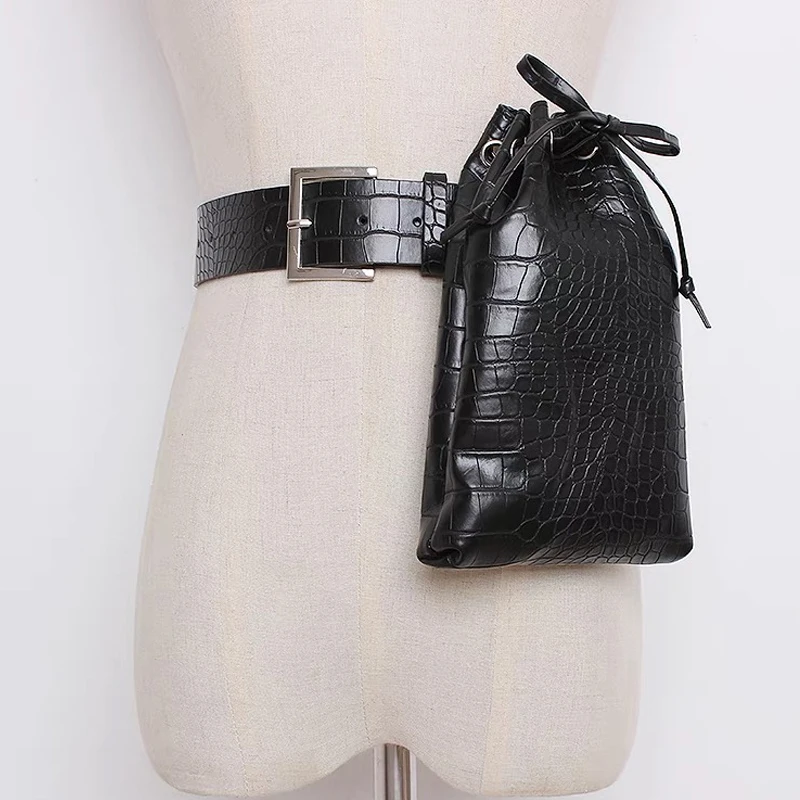 Fashion Women Crocodile Pouch Waist Leather Fanny Pack Snake Printed Belt Bag Vintage Shoulder Bucket Bag Portable Wallet Hot
Fashion Women Crocodile Pouch Waist Leather Fanny Pack Snake Printed Belt Bag Vintage Shoulder Bucket Bag Portable Wallet Hot