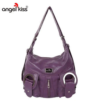 Angel Kiss Fashion Women Washed Pu Leather Toto Women Handbags PU Leather Shoulder Bags Top-Handle Satchel Tote Bags Purse
Angel Kiss Fashion Women Washed Pu Leather Toto Women Handbags PU Leather Shoulder Bags Top-Handle Satchel Tote Bags Purse