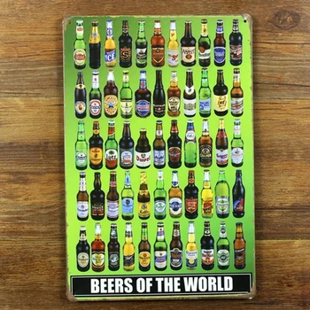 Free shipping beers of the world tin sign metal wall art , beer sign for home bar pub wall decor , beer poster 30x20cm
Free shipping beers of the world tin sign metal wall art , beer sign for home bar pub wall decor , beer poster 30x20cm