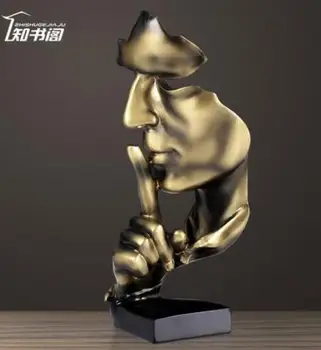 Silence golden living room wine cabinet desk decoration office creative modern personality furnitu crafts statue home decoration
Silence golden living room wine cabinet desk decoration office creative modern personality furnitu crafts statue home decoration
