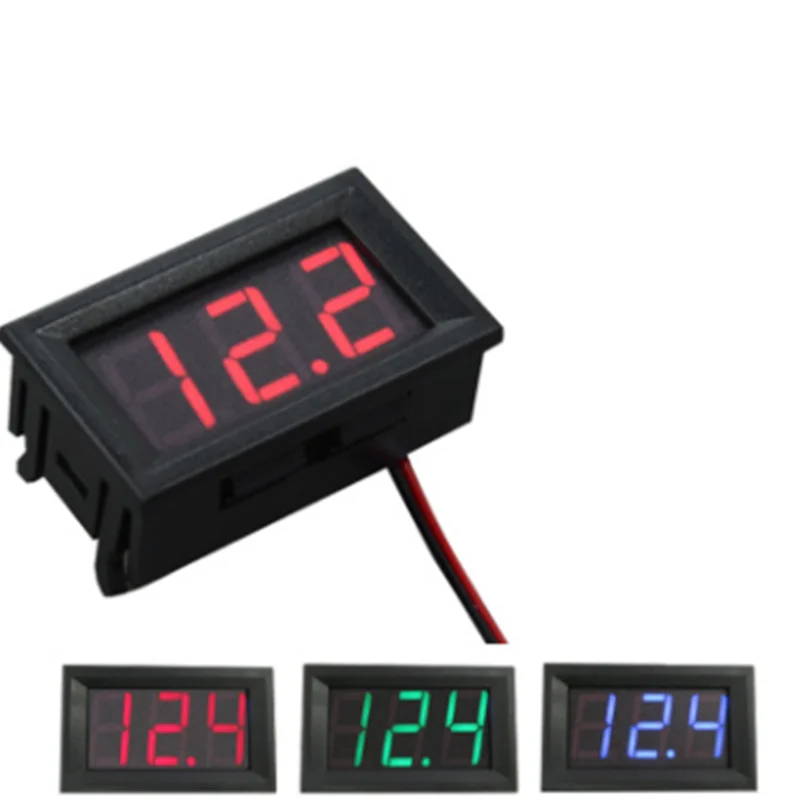 Hot AC 4.5-30V LED Digital Voltmeter Voltage Meter Volt Instrument Tool 2 Wires Red Green Blue DisplayDIY 0.56 Inch
Hot AC 4.5-30V LED Digital Voltmeter Voltage Meter Volt Instrument Tool 2 Wires Red Green Blue DisplayDIY 0.56 Inch