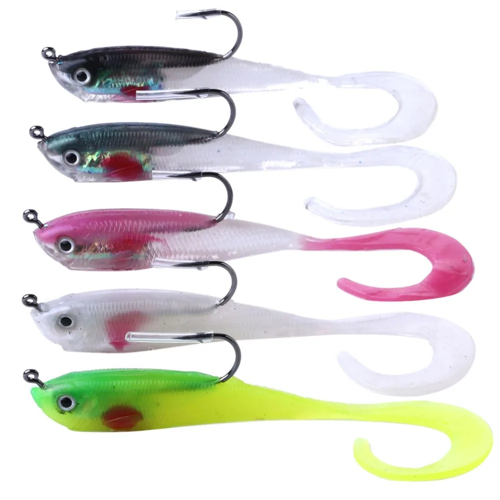 5-pieces Soft Baits Lead Fish 11cm/16g Silicone Fishing Lure Shad Artificial Bait Wobblers Fishing Gear Swimbait
5-pieces Soft Baits Lead Fish 11cm/16g Silicone Fishing Lure Shad Artificial Bait Wobblers Fishing Gear Swimbait