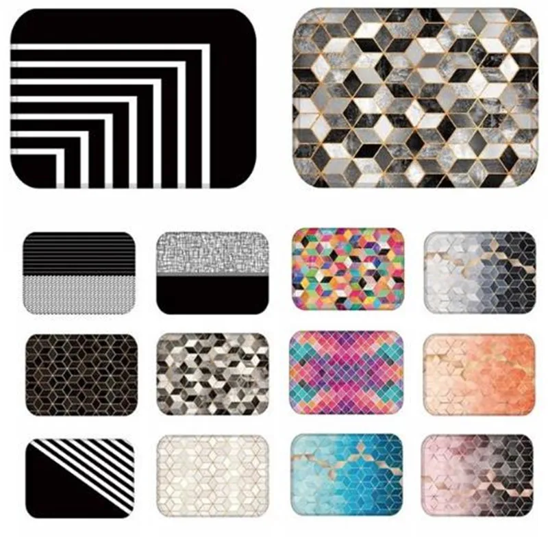 Geometric Pattern Anti-Slip Carpet Door mats doormats Outdoor Kitchen Bathroom Living room Floor Mat Rug
Geometric Pattern Anti-Slip Carpet Door mats doormats Outdoor Kitchen Bathroom Living room Floor Mat Rug