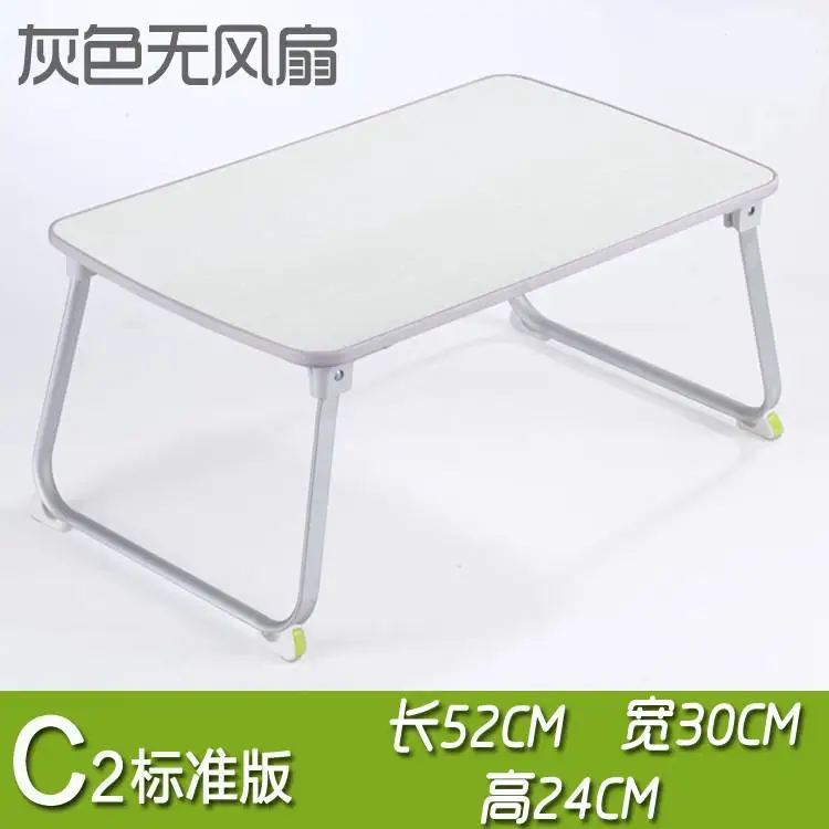 Image Computer desk large laptop desk bed in the dormitory study small desk lazy folding table