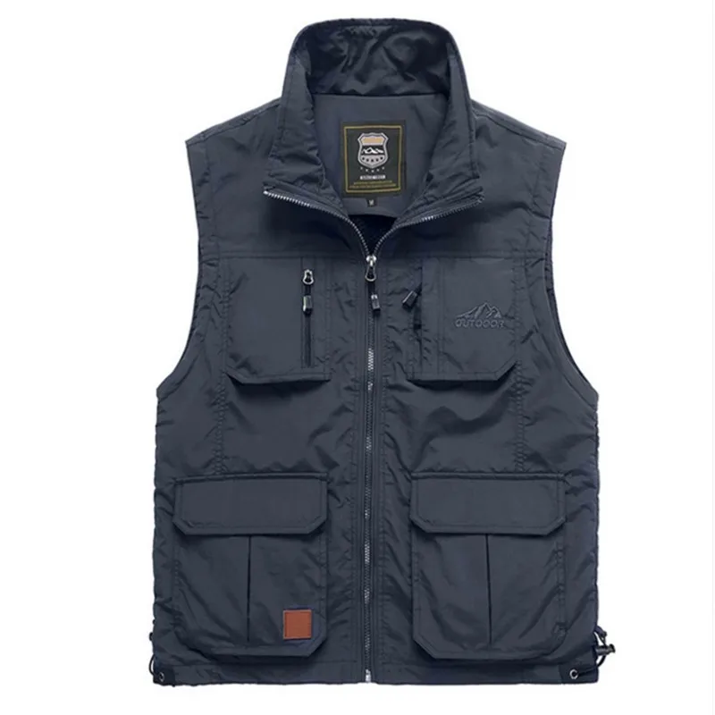 Big Size Male Casual 6 Colors Sleeveless Jacket With Many Pockets Reporter Waistcoat Summer Mesh Thin Multi Pocket Casual Vest
Big Size Male Casual 6 Colors Sleeveless Jacket With Many Pockets Reporter Waistcoat Summer Mesh Thin Multi Pocket Casual Vest