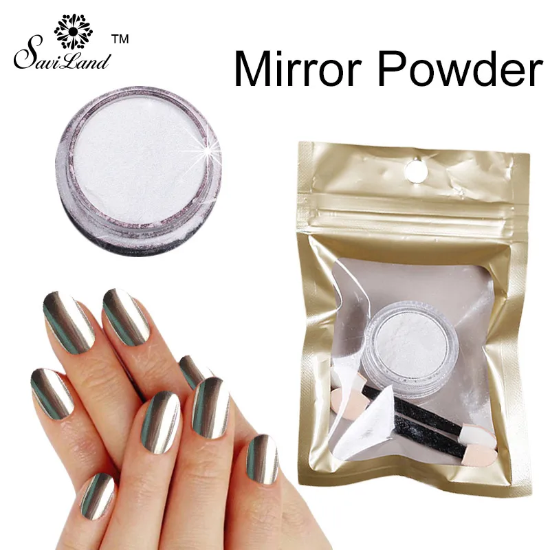 Saviland 1g/Box Glitter Shinning Gold Sliver Powder Mirror with 2 Brushes for Nail Gel Polish Nail Art DIY Pigment Mirror Powder
Saviland 1g/Box Glitter Shinning Gold Sliver Powder Mirror with 2 Brushes for Nail Gel Polish Nail Art DIY Pigment Mirror Powder