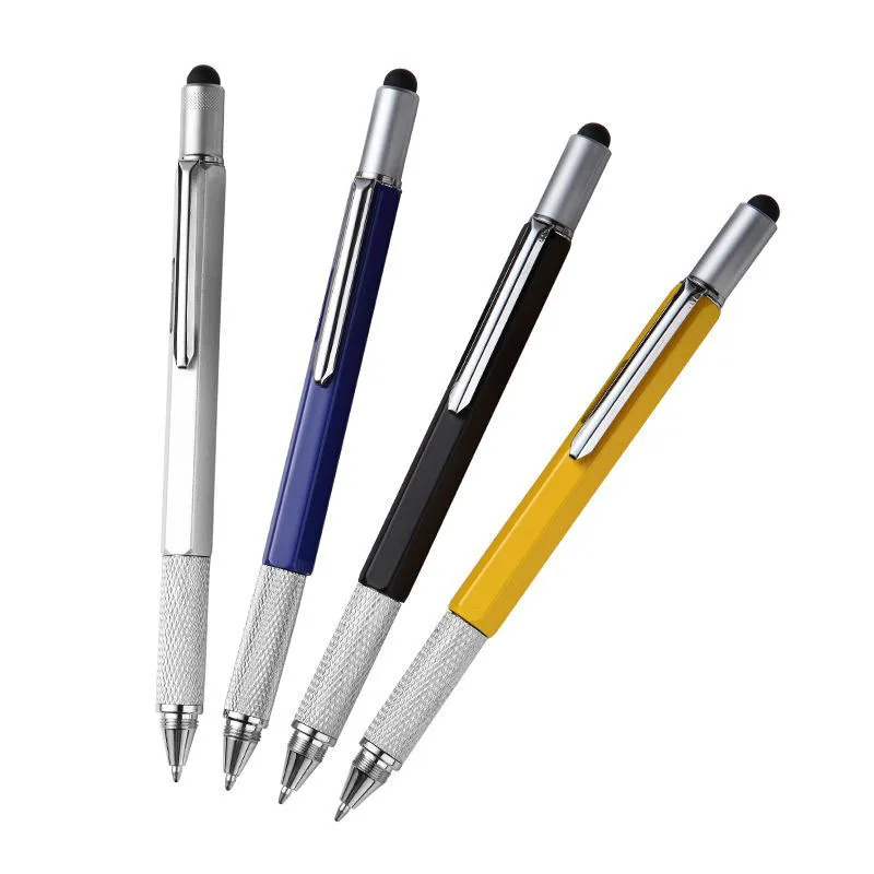 200pcs/set Aluminum Multifunction Tool Ballpoint Pen Screwdriver Ruler Spirit Level with A Top and Scale Metal Pen
200pcs/set Aluminum Multifunction Tool Ballpoint Pen Screwdriver Ruler Spirit Level with A Top and Scale Metal Pen