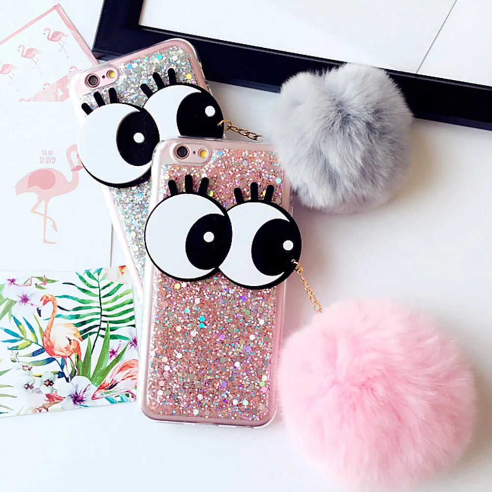Fashion Luxury Fur Ball Phone Case Glitter Soft Phone Cover Shell for iPhone 7 7s
Fashion Luxury Fur Ball Phone Case Glitter Soft Phone Cover Shell for iPhone 7 7s