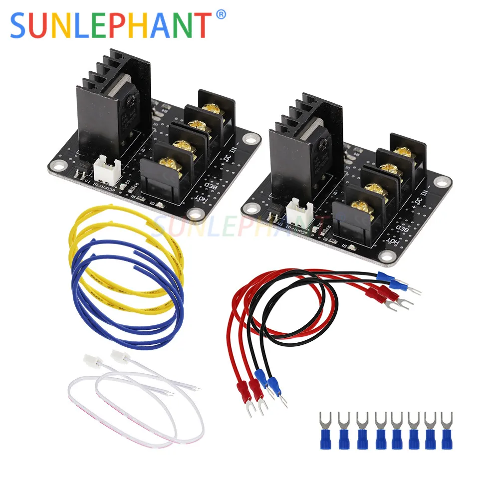 2Pcs 3D Printer Heated Bed Power Module High Current 210A MOSFET Upgrade RAMPS 1.4 With Cable
2Pcs 3D Printer Heated Bed Power Module High Current 210A MOSFET Upgrade RAMPS 1.4 With Cable