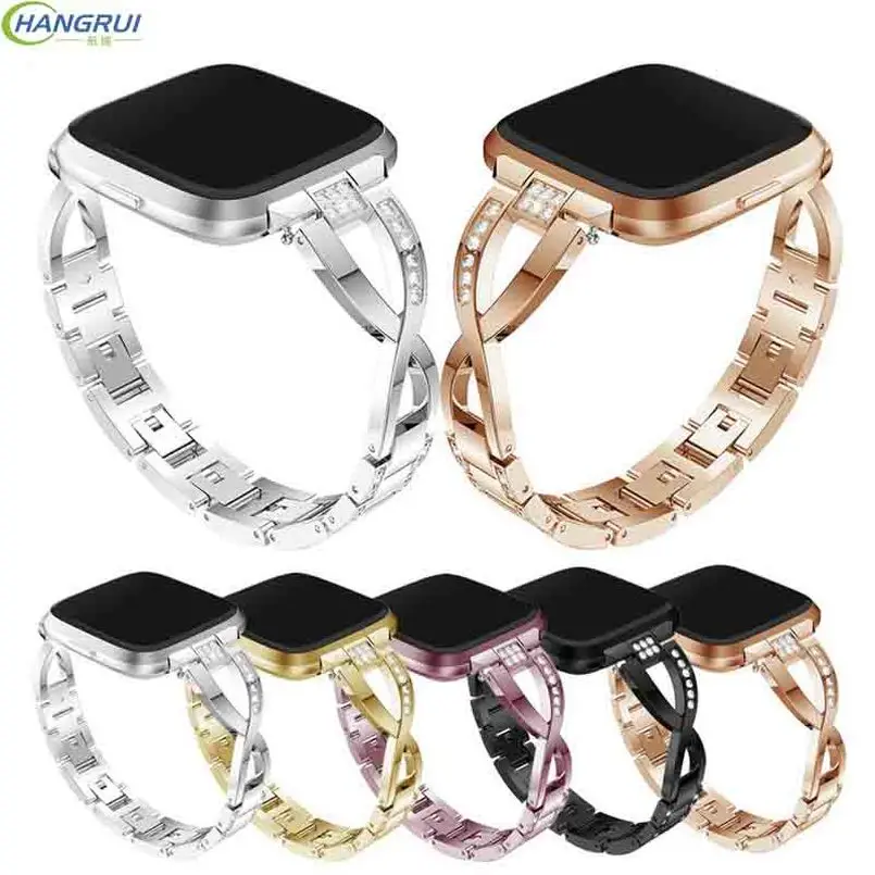 Metal Strap for Fitbit Versa Band Strap Stainless Steel with Crystal Bracelet for Fitbit Versa Replace Wristbands Accessories
Metal Strap for Fitbit Versa Band Strap Stainless Steel with Crystal Bracelet for Fitbit Versa Replace Wristbands Accessories
