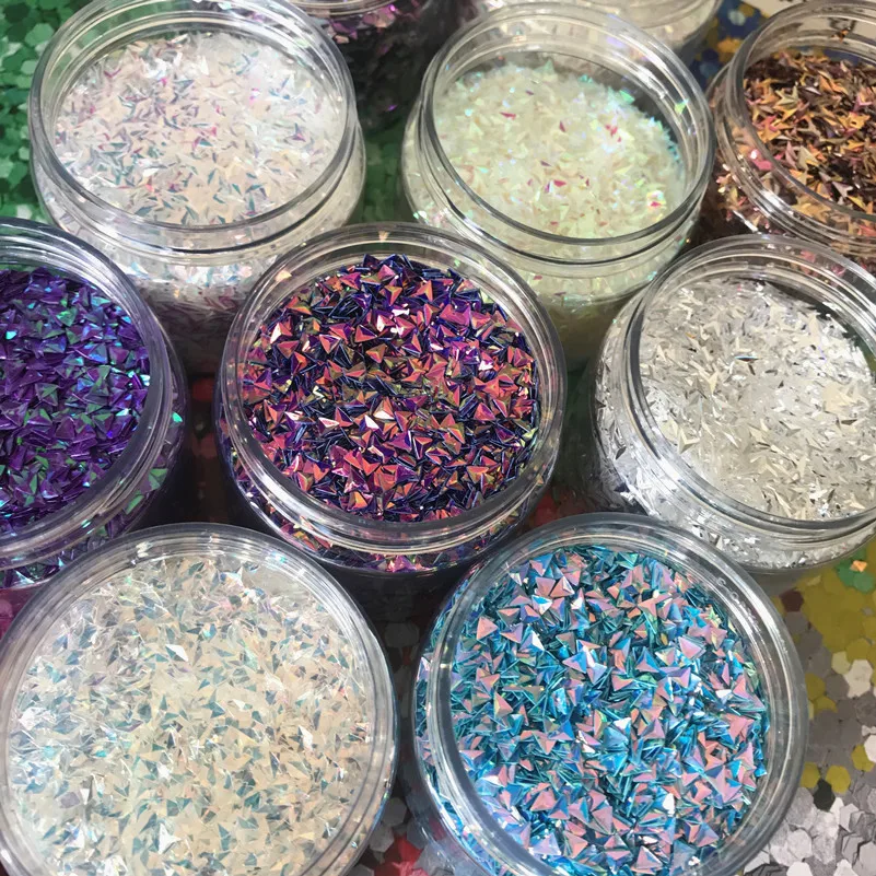 50g Wholesale Sequins Mermaid Unicorn Spangles 3D Nail Art Decoration Chrome Nail Glitter Powder Rainbow Effect
50g Wholesale Sequins Mermaid Unicorn Spangles 3D Nail Art Decoration Chrome Nail Glitter Powder Rainbow Effect