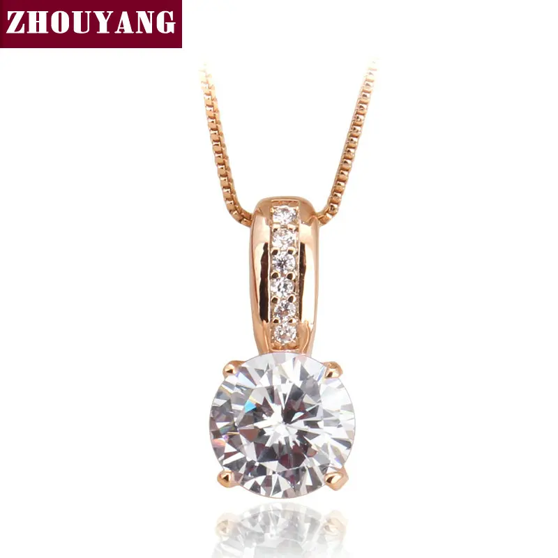 ZHOUYANG Top Quality Noble Crystal Rose Gold Color Fashion Pendant Jewelry Made with Austria Crystal ZYN330
ZHOUYANG Top Quality Noble Crystal Rose Gold Color Fashion Pendant Jewelry Made with Austria Crystal ZYN330