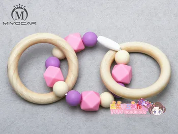 MIYOCAR Pastel Wooden Teether Natural Teething Toy Infant Toy Rattle Hex Teether Silicone Teething Ring Wood Ring Teether
MIYOCAR Pastel Wooden Teether Natural Teething Toy Infant Toy Rattle Hex Teether Silicone Teething Ring Wood Ring Teether