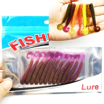 Fishing lure soft with salt smell 12pcs 1.3g/6cm vivid Fishing Worm Swimbait Soft Lure Fishing Bait Fishing Lure Artificial 148
Fishing lure soft with salt smell 12pcs 1.3g/6cm vivid Fishing Worm Swimbait Soft Lure Fishing Bait Fishing Lure Artificial 148