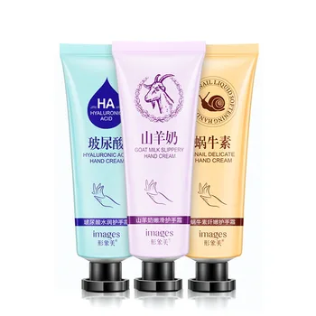 IMAGES Snail/Goat milk/Horse oil/Hyaluronic acid Moisturizing Hand Cream for Winter Hand Care Whitening Nourishing Skin Care
IMAGES Snail/Goat milk/Horse oil/Hyaluronic acid Moisturizing Hand Cream for Winter Hand Care Whitening Nourishing Skin Care