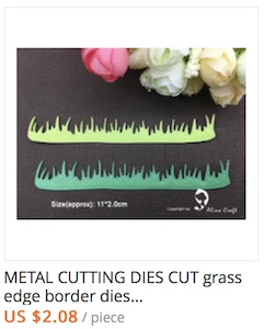 grass die cut