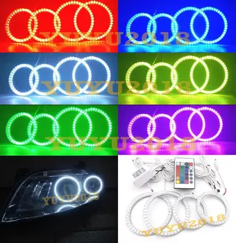 RGB Halo Rings fit for infiniti FX35 FX45 2003-2008 car headlight Multi-Color LED angel eyes Devil Demon Corona Flash DRL lamp
RGB Halo Rings fit for infiniti FX35 FX45 2003-2008 car headlight Multi-Color LED angel eyes Devil Demon Corona Flash DRL lamp