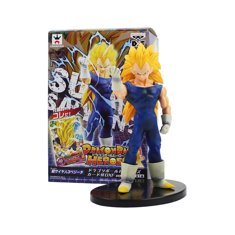 17cm Dragon Ball Z Heroes Vol.2 Super Saiyan 3 Son Goku VEGETA PVC Action Figure Collectible Model Toy
17cm Dragon Ball Z Heroes Vol.2 Super Saiyan 3 Son Goku VEGETA PVC Action Figure Collectible Model Toy