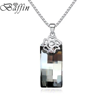 BAFFIN Vintage Necklace Made With Swarovski Elements Square Crystal Pendant Collares Bijoux For Women 2017
BAFFIN Vintage Necklace Made With Swarovski Elements Square Crystal Pendant Collares Bijoux For Women 2017
