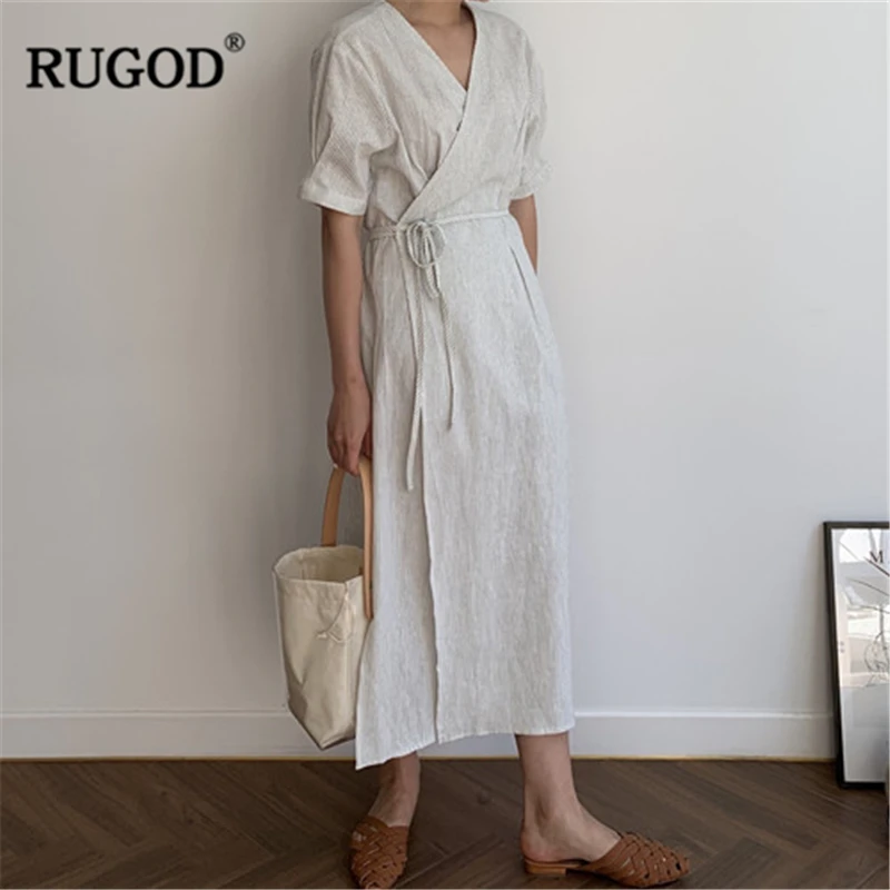 RUGOD 2019 New Arrival Women Light Vertical Striped Slim Dress V-neck Cross Strap Straight Vestidos Temperament Stylish платье
RUGOD 2019 New Arrival Women Light Vertical Striped Slim Dress V-neck Cross Strap Straight Vestidos Temperament Stylish платье