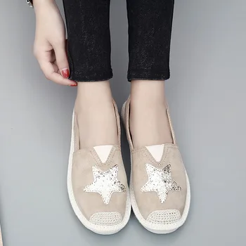 women flat shoes Suede slip on flats ladies Sequins Casual lazy Loafers 2018 Spring Autumn female soft Comfortable Footwear new
women flat shoes Suede slip on flats ladies Sequins Casual lazy Loafers 2018 Spring Autumn female soft Comfortable Footwear new