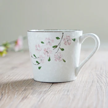 1pc Japanese Sakura Mug Ceramic Water Mug Cherry Blossom Milk Coffee Mug Water Cup Drinkware Supply 265ml
1pc Japanese Sakura Mug Ceramic Water Mug Cherry Blossom Milk Coffee Mug Water Cup Drinkware Supply 265ml