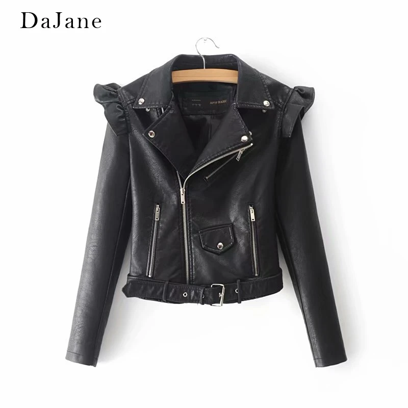Autumn Winter New women's PU Leather Motorcycle Coat Jacket Manufacturers Leather Jacket Women
Autumn Winter New women's PU Leather Motorcycle Coat Jacket Manufacturers Leather Jacket Women
