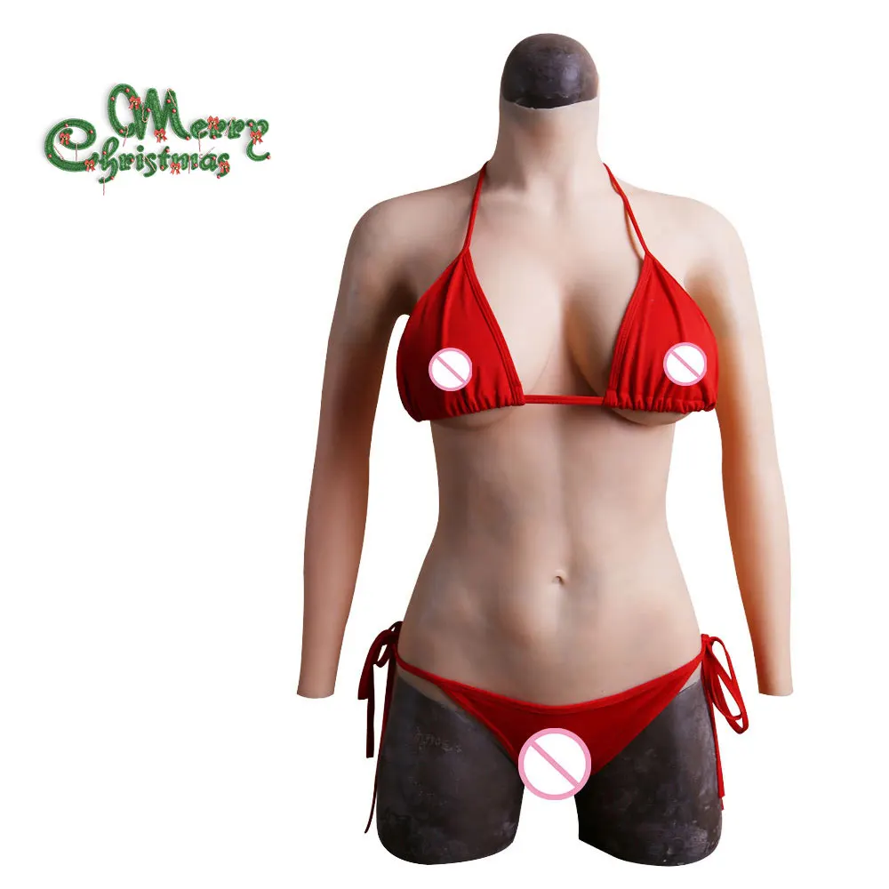 

EYUNG L size silicone D cup breast form crossdressing suit with sleeves female skin transgender Vaginal penetration fake boob