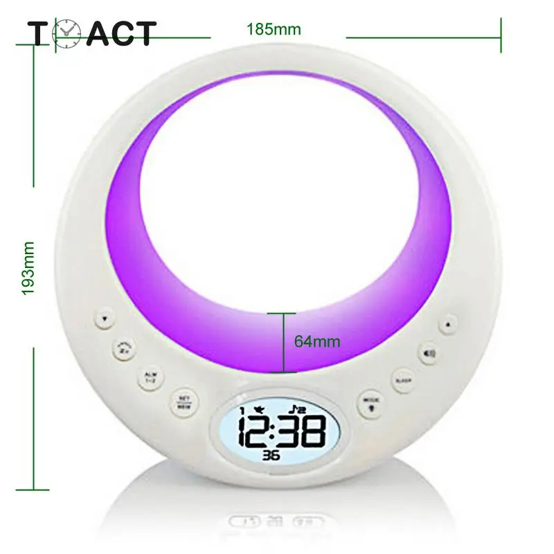 Radio Alarm Clock Digital Electronic Watch Table Snooze Lighting Wake-up Function Home Bedroom Decor Radio Watches Despertador
Radio Alarm Clock Digital Electronic Watch Table Snooze Lighting Wake-up Function Home Bedroom Decor Radio Watches Despertador