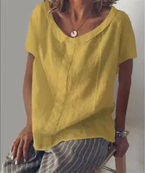 2019 High Quality Summer Dress Vintage Women Ladies New Casual Short Sleeve Baggy Cotton Linen T-Shirt Tops
2019 High Quality Summer Dress Vintage Women Ladies New Casual Short Sleeve Baggy Cotton Linen T-Shirt Tops