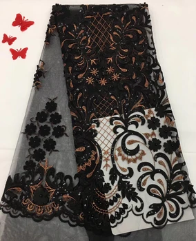 New glitter Nigerian lace 3D floral fabric, sequin embroidery mesh fabric, African lace fabric RF2749
New glitter Nigerian lace 3D floral fabric, sequin embroidery mesh fabric, African lace fabric RF2749