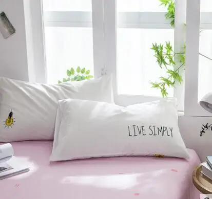Simple washed cotton pillowcases 2pcs bedding pillow case white bed pillow covers 1 pair
Simple washed cotton pillowcases 2pcs bedding pillow case white bed pillow covers 1 pair